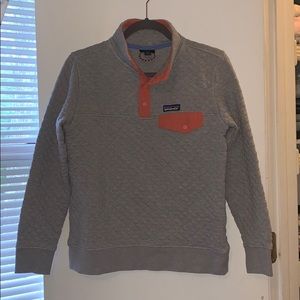 Gray quilt textured Patagonia